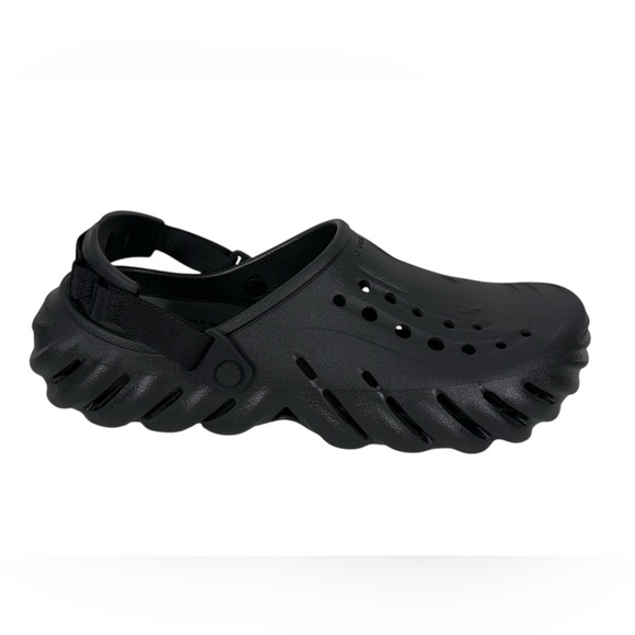 Crocs Echo Clog Summer Classic Mens Size 12 US Black Clogs Slip On Casual Shoes - Picture 1 of 8